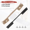 TIXIPEM Luggage Replacement Handle [2PCS] -Plastic Handle Grip Carry Strap