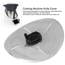 Blade Guard Cover for TM5 TM6 TM31, Stainless Steel Blade Cover for Food Processors, Food Grade, Durable Accessories for Slow Cooking