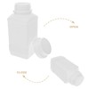 GANAZONO 2Pcs Wide Mouth Bottle Pe Containers for Laboratory and