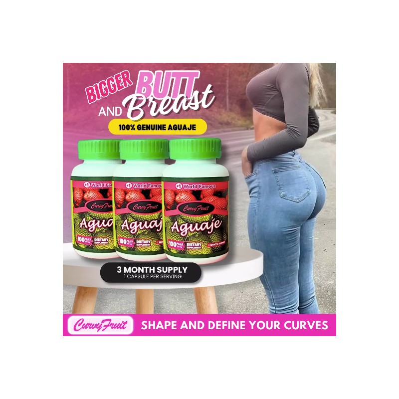 AGUAJE CURVY FRUIT Pills: BIG BOOTY, BREAST & HIPS -3