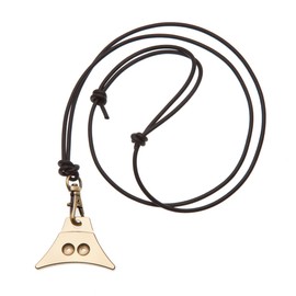 Logan Whistles Turbo Whistle Solid Brass and Leather Strap