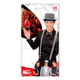 W WIDMANN MILANO Party Fashion - Hosenträger, mit Pailletten, Größenverstellbar, Accessoire, Mottoparty