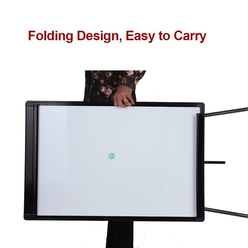 DexBoard Dry Erase Easel 36" x 24", Height Adjustable Magnetic