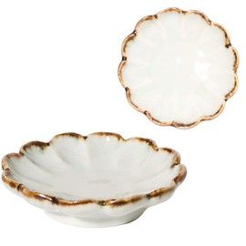 Mino Pottery Mino Pottery, 90 Chrysanthemum Plate, SABI (Sabi)