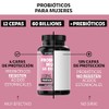 Probióticos Mujer 60 Billion + Prebióticos + Inulina de Agave|