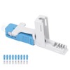 10Pcs Fiber Optic Quick Connector Embedded Type SC/UPC Cold Optical