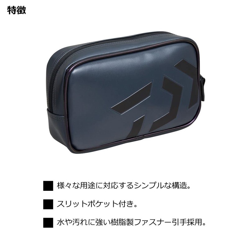 Daiwa Spatula Pouch (C) Gunmetal, Approx. 2.4 x 9.1 x