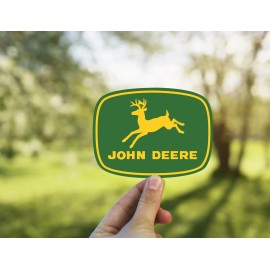 Rustic River Prints Two John Deere Classic 4-Leg Deere Stickers John Deere Green Tractor Decal X2 - 4.5"