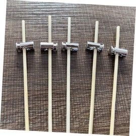 Levemolo 10Pcs Durable Metal Fixing Buckles for Skewers Small Nonskid Clips for BBQ Reusable Tools for Grilling Secure Cooking Experience for Outdoor Picnics and Camping