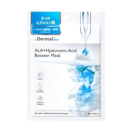 DR.DERMAL PLUS BOOSTER MASK, Pack of 10 (ALA HYALURONIC-ACID, 10 Sheets)
