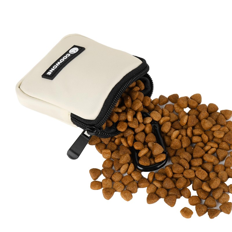 Waterproof Dog Treat Pouch, Dog Training Treat Pouch Built in