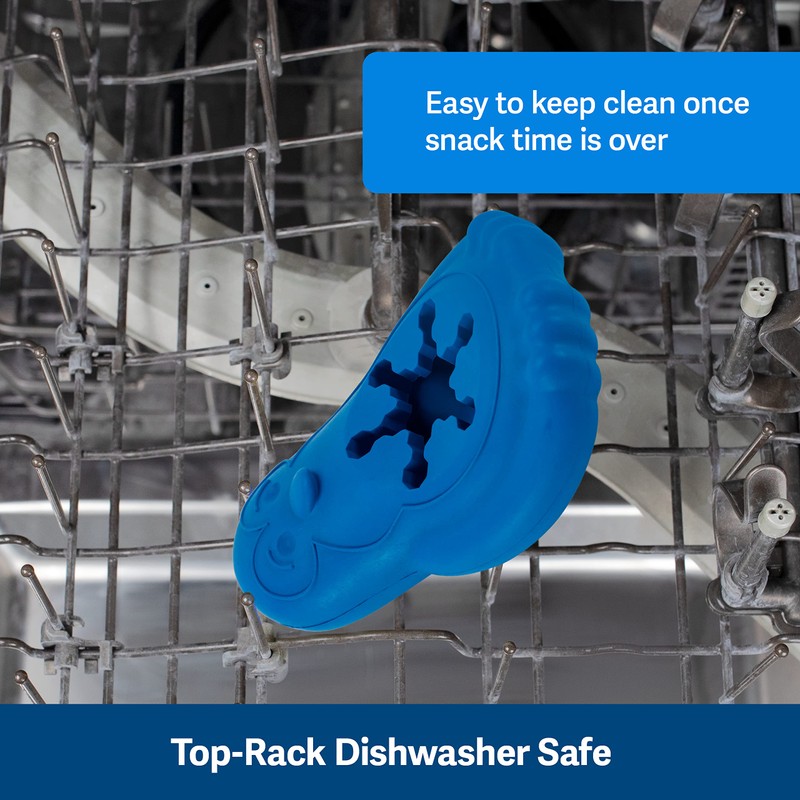 PetSafe Freezable Treat Food Dispensing Chew Toy, Small, Chilly Penguin,Blue