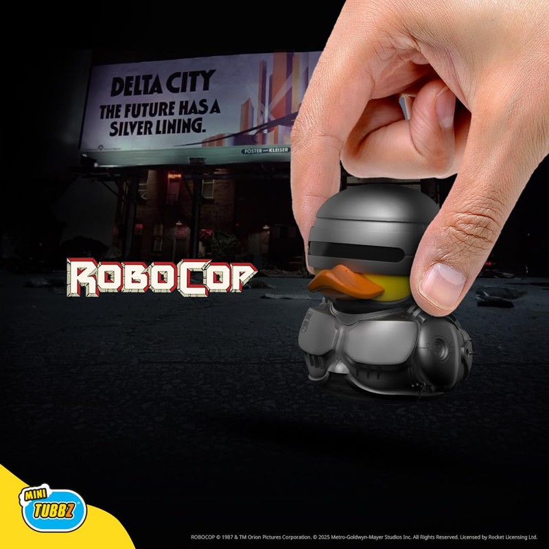 TUBBZ Mini: Robocop Cosplay Rubber Duck Vinyl Figure