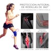 ENVR Rodillera Ortopedica, Rodillera con Estabilizadores Laterales y Compresion Ajustable,