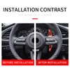 HIBEYO DSG Shift Paddle Extension Shift Paddle Aluminium Silver for
