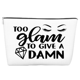 JJOINUS Makeup Bag Gifts for Women, Christmas Gifts for Mother Teen Girl, Best Sister, Friends, Zipper Cosmetic Pouch Bag for Birthday White Elephant, 10 * 7"