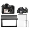 Digital Camera Sun Shade Hood Cover Display Screen Tempered Glass