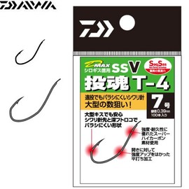 Daiwa T-4 Shirogis Fishing Hook No. 7 D-MAX Value SSV Throw