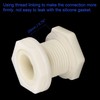 M METERXITY Bulkhead Fitting - Water Tank Connector, ABS Plastic
