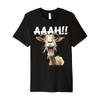 funny screaming Goat Premium T-Shirt