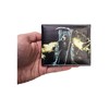 Zugar Land Handcrafted Vegan Leather Bi-Fold Wallet (Grim Reaper) Holds