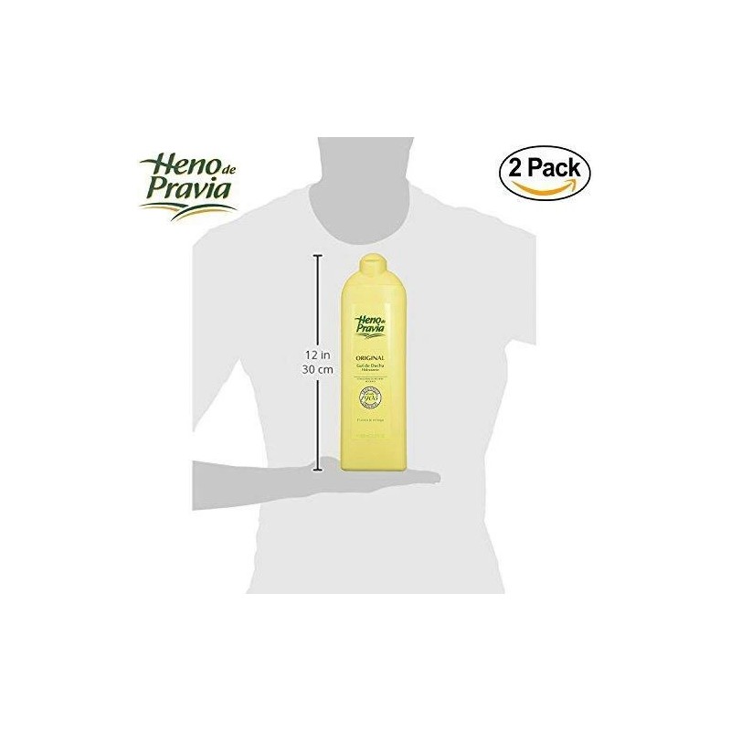 Heno de Pravia Shower Gel 22.5 Oz. 2-PACK Original