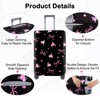 Pink Dino Suitcase Luggage Cover, Thick Suitcase Cover for Carry