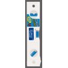 Shinwa Sokutei 76340 Slim Level with Magnet, White, 7.9 inches
