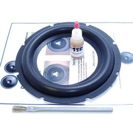 Springfield Speaker 8" Subwoofer Foam Surround Repair Kit - 1 Speaker Kit - Compatible with Rockford Fosgate Punch - 8 Inch