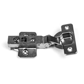 Berta 10-Pack Frameless Soft-Close Cabinet Hinges, 3D Adjustable Clip-On with Mounting Screws for -45° Corner Applications – Durable & Easy to Install