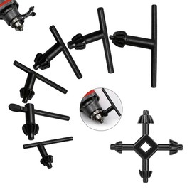 TorSor 7 Pack Drill Chuck Key Set 1/4" 3/8" 1/2" 5/8" 3/4" 5/32'' 6 Sizes Clamping Press Chuck Wrench Heavy Duty Tightener Keys for 4mm 6mm 10mm 13 mm 16mm 20mm Electric Corded Cordless Drills