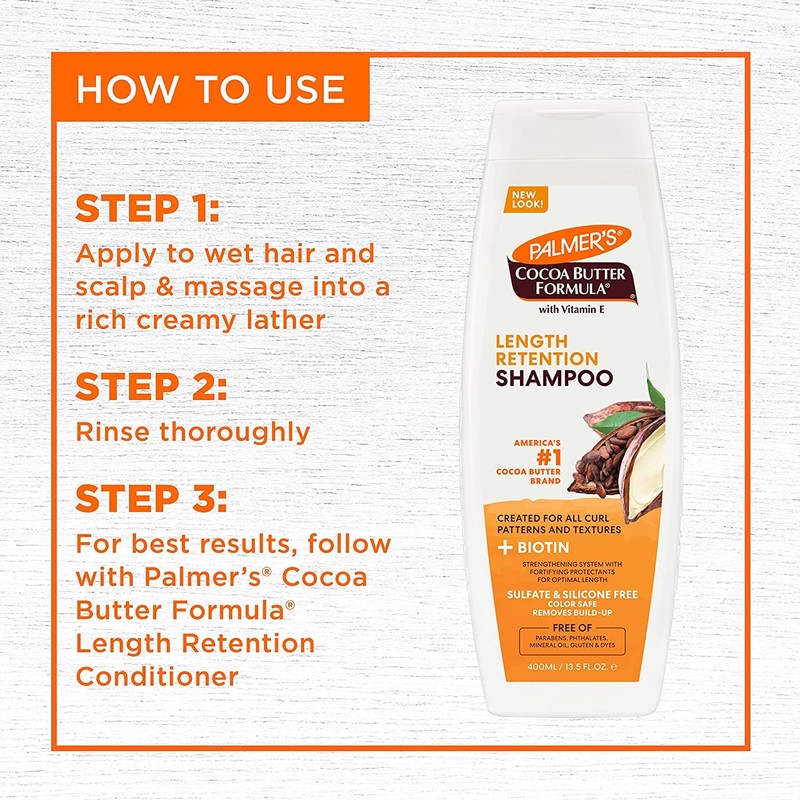Palmer's/Length Retention - Cocoa Butter Formula/Shampoo & Conditioner/Deal (Pack of