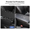 NBTEPEM Bling Car Center Console Cover, Leather Car Arm Rest