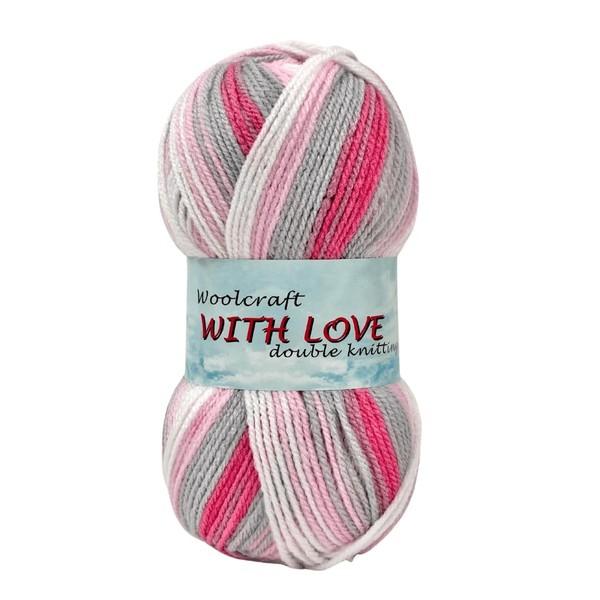 Woolcraft with Love DK 100g Knitting Yarn - 100% Acrylic
