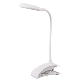 Portable LED Desk Soft Light Lamp, USB Eye Protect Clip Bed Light/Multifunctional Small Dormitory Torch/Creative 360 Degree Rotating Gooseneck Arm Reading Lighting Tool