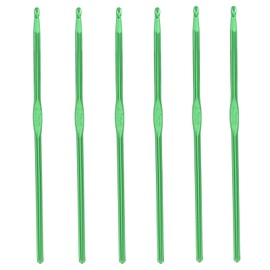 Cionyce 6 Pack Aluminum Crochet Hook 4mm US Size G (Size 6) Crochet Needle for DIY Craft Yarn Knitting Needles