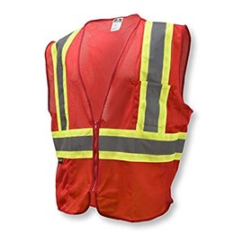 Radians SV22-1 Economy Type O Class 1 Safety Vest, Red, X-Large