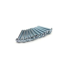Jones DIY M3.5 Silver Electrical Socket Screws, 25mm, For Switches, Light Switch, Plug Sockets, 3.5mm x 25mm, (10)