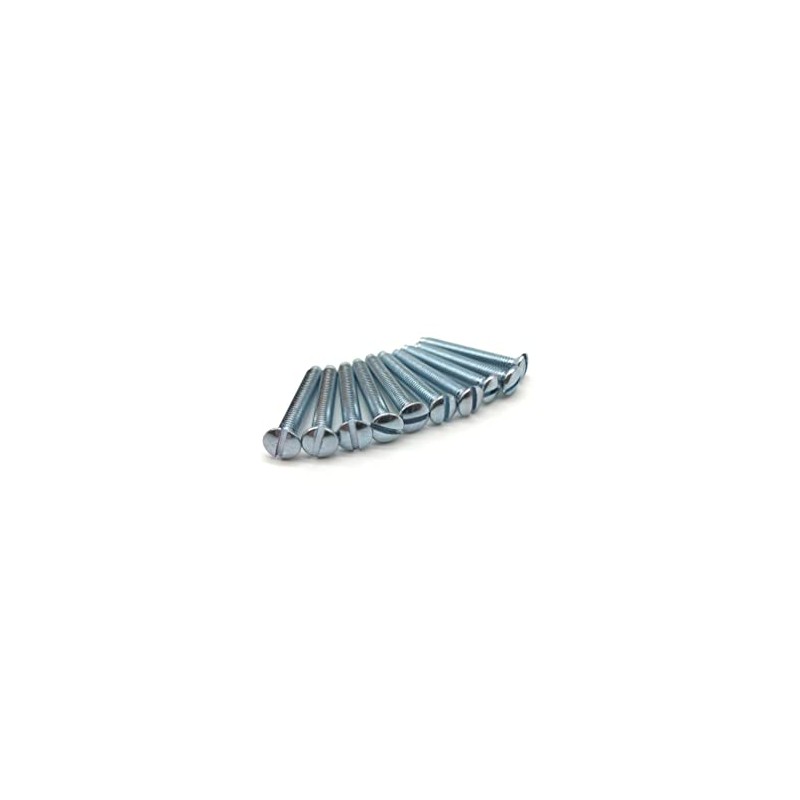Jones DIY M3.5 Silver Electrical Socket Screws, 25mm, For Switches,