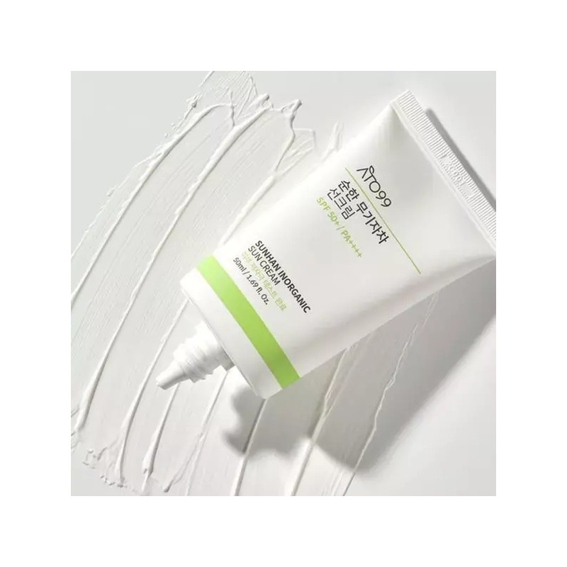 Ato99 [아토99]무기자차 선크림 50ml 1+1 자극 눈시림 없는 톤업 썬크림