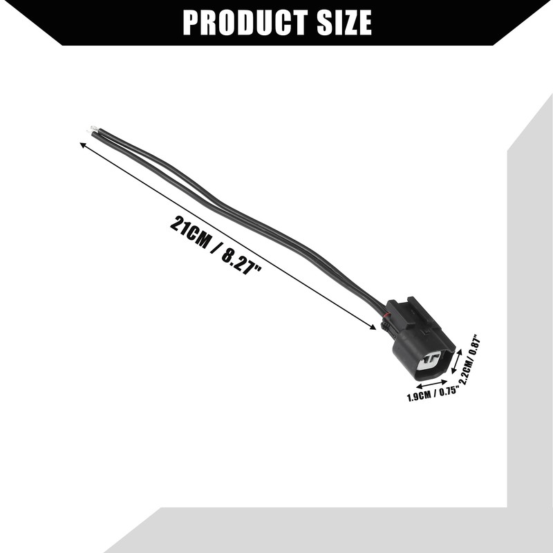 Hihaha 2 Pin Alternator Plug Pigtail Harness for Dodge for