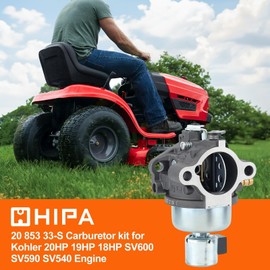 Hipa 20 853 33-S SV541 Carburetor for Kohler SV600 SV600S SV590 SV590S SV530 SV601 SV610 SV620 SV591 SV540 SV470 SV480 SV471 Engine Lawn Mower Replace 20 853 16-S 20 853 14-S