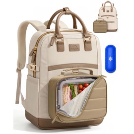 MATEIN HER LunchBox Backpack for Work, 15.6 Inch Laptop Backpack for Women