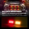 ELECHOI 8pcs 12-LED Emergency Strobe Light Ultra Slim Grille Flashing
