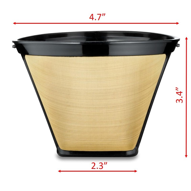 Medelco #4 Cone Permanent Coffee Filter
