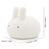 Cute Rabbit Night Light Silicone Bunny Tabletop Lamp 2700K Warm