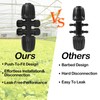 TTioDri 1/2 Inch to 1/4 Inch Drip Irrigation Fittings, 8