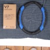 V7 Line Rider Microfiber Leather Sporty Steering Wheel Cover Universal