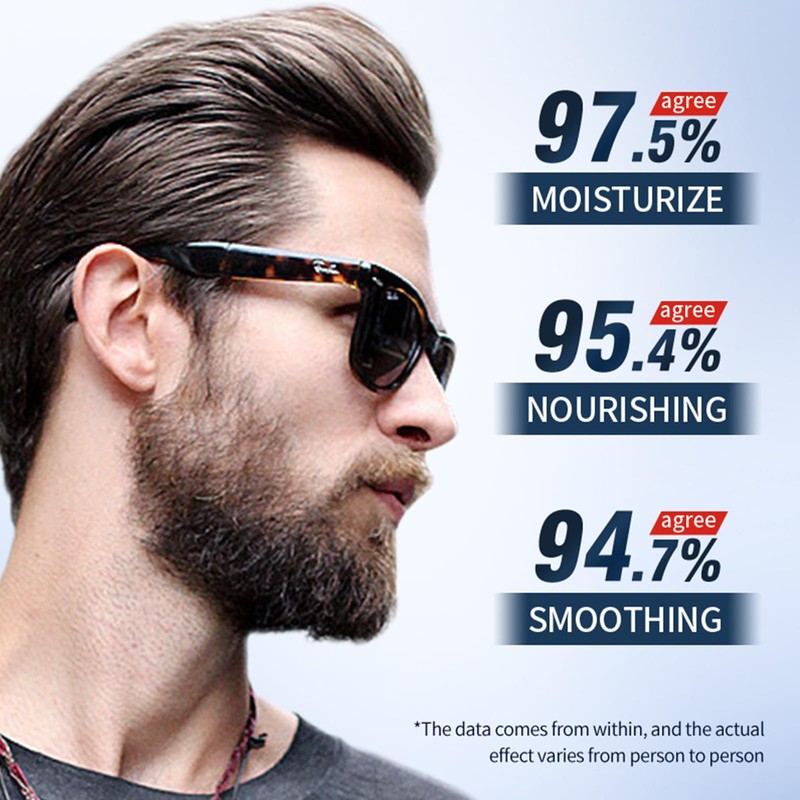 Beard Bartconditioner Mit Arganöl, Bart-Pflegeconditioner Natürlicher Bartconditioner Für Weichen, Gepflegten