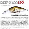 Megabass DEEP-X 100 LBO (Deep X 100 LBO) Strike Chart
